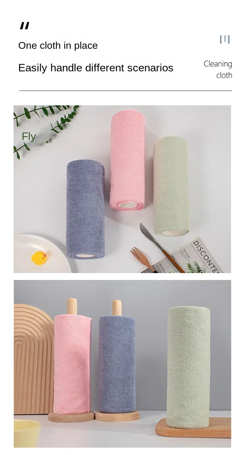 Say goodbye to wasteful paper towels!
This eco-friendly reusable cloth roll comes with 20 durable, washable microfiber sheets that clean better and last longer. Perfect for your kitchen, bathroom, windows, and more.