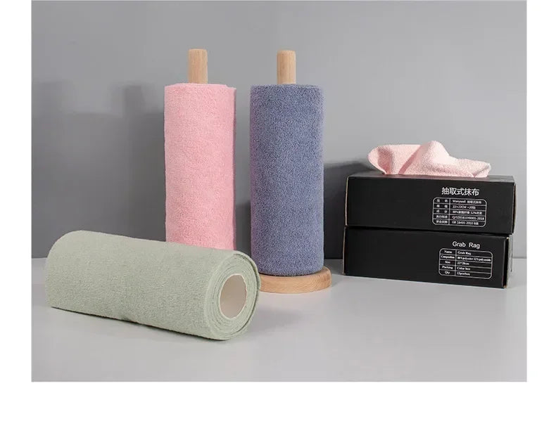 Say goodbye to wasteful paper towels!
This eco-friendly reusable cloth roll comes with 20 durable, washable microfiber sheets that clean better and last longer. Perfect for your kitchen, bathroom, windows, and more.