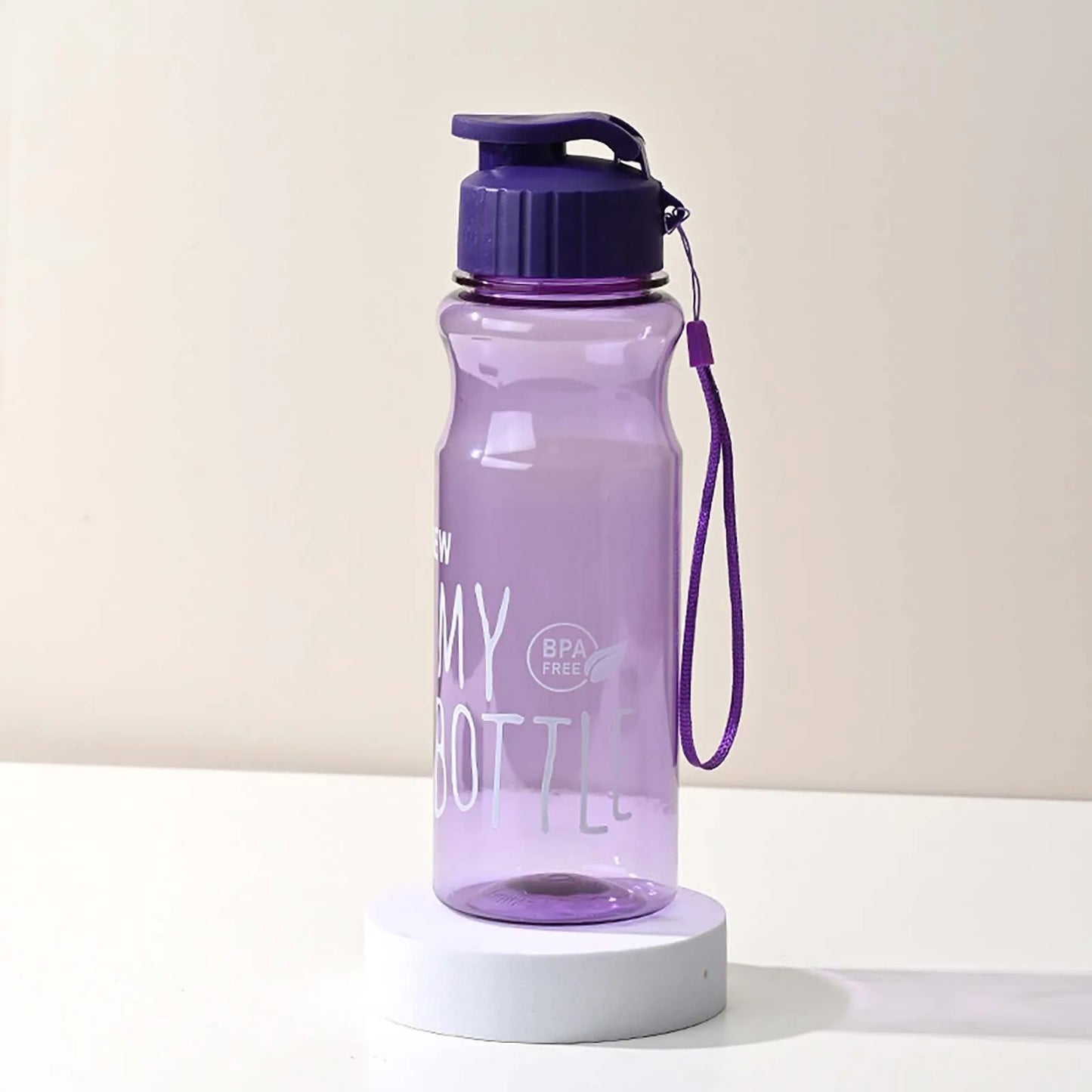 650ml Large-Capacity Transparent Sports Water Bottle – Leak-Proof, BPA-Free, Outdoor & Everyday Use. Perfect for kids water bottle to school.