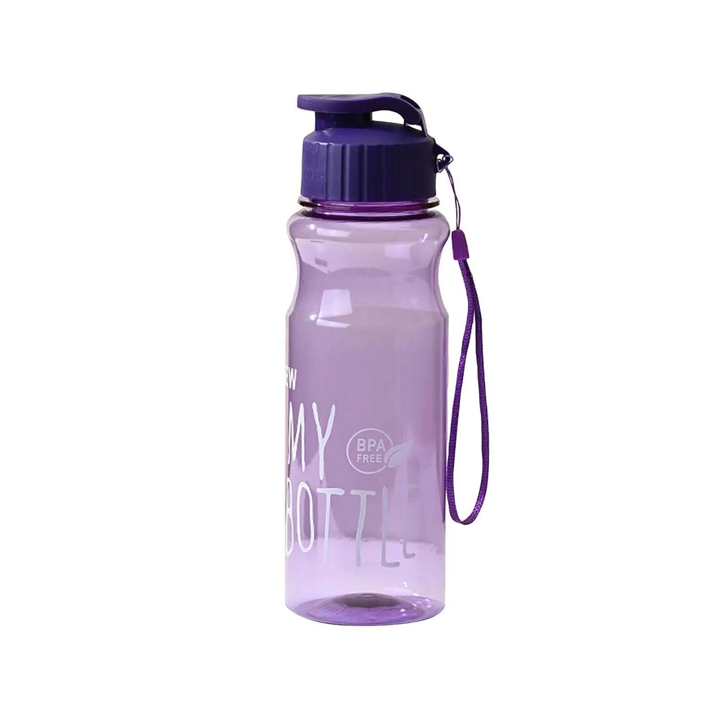650ml Large-Capacity Transparent Sports Water Bottle – Leak-Proof, BPA-Free, Outdoor & Everyday Use. Perfect for kids water bottle to school.