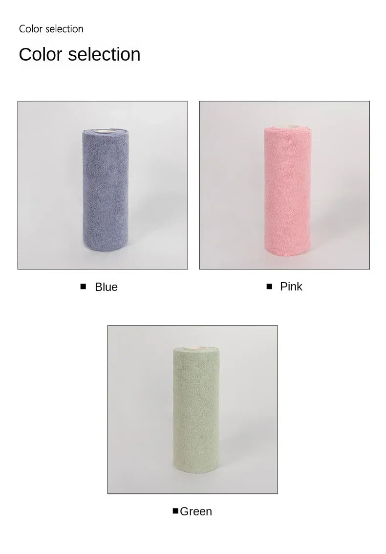 Say goodbye to wasteful paper towels!
This eco-friendly reusable cloth roll comes with 20 durable, washable microfiber sheets that clean better and last longer. Perfect for your kitchen, bathroom, windows, and more.