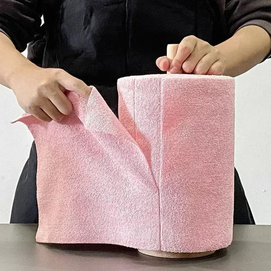 Say goodbye to wasteful paper towels!
This eco-friendly reusable cloth roll comes with 20 durable, washable microfiber sheets that clean better and last longer. Perfect for your kitchen, bathroom, windows, and more.