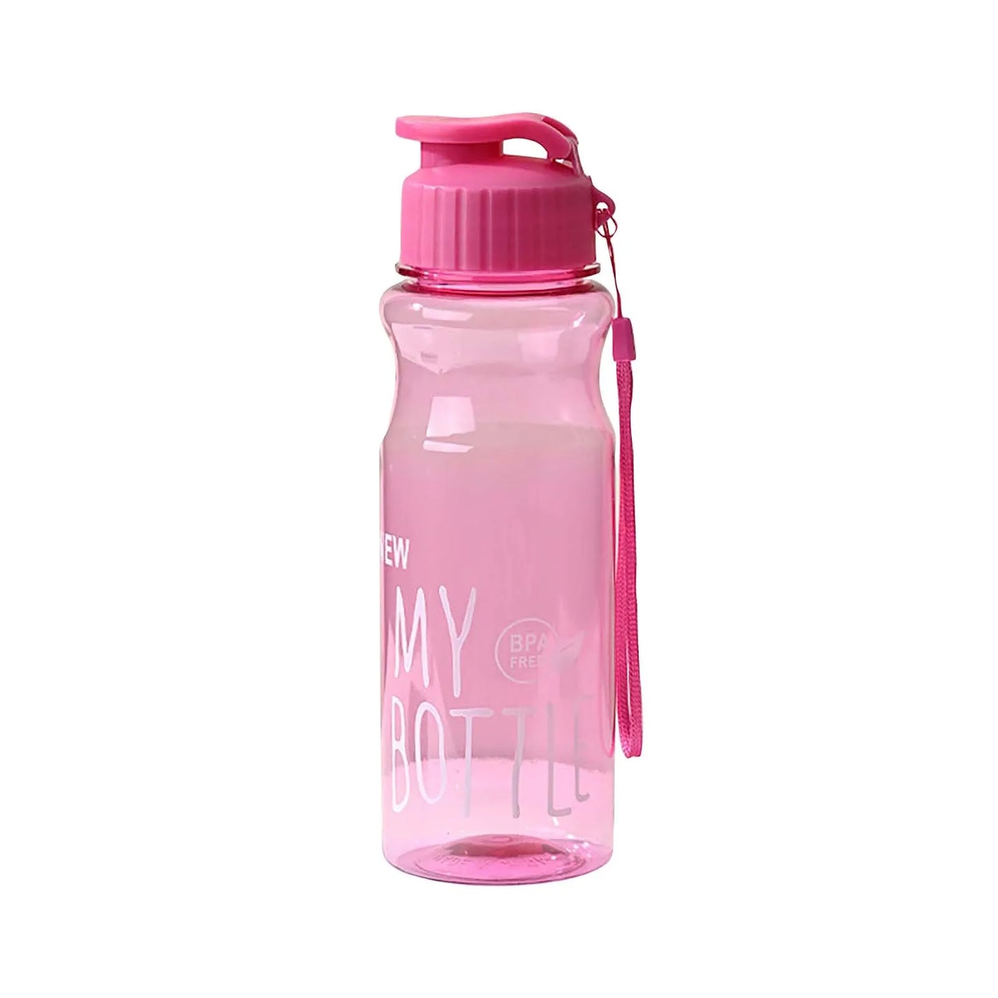 650ml Large-Capacity Transparent Sports Water Bottle – Leak-Proof, BPA-Free, Outdoor & Everyday Use. Perfect for kids water bottle to school.