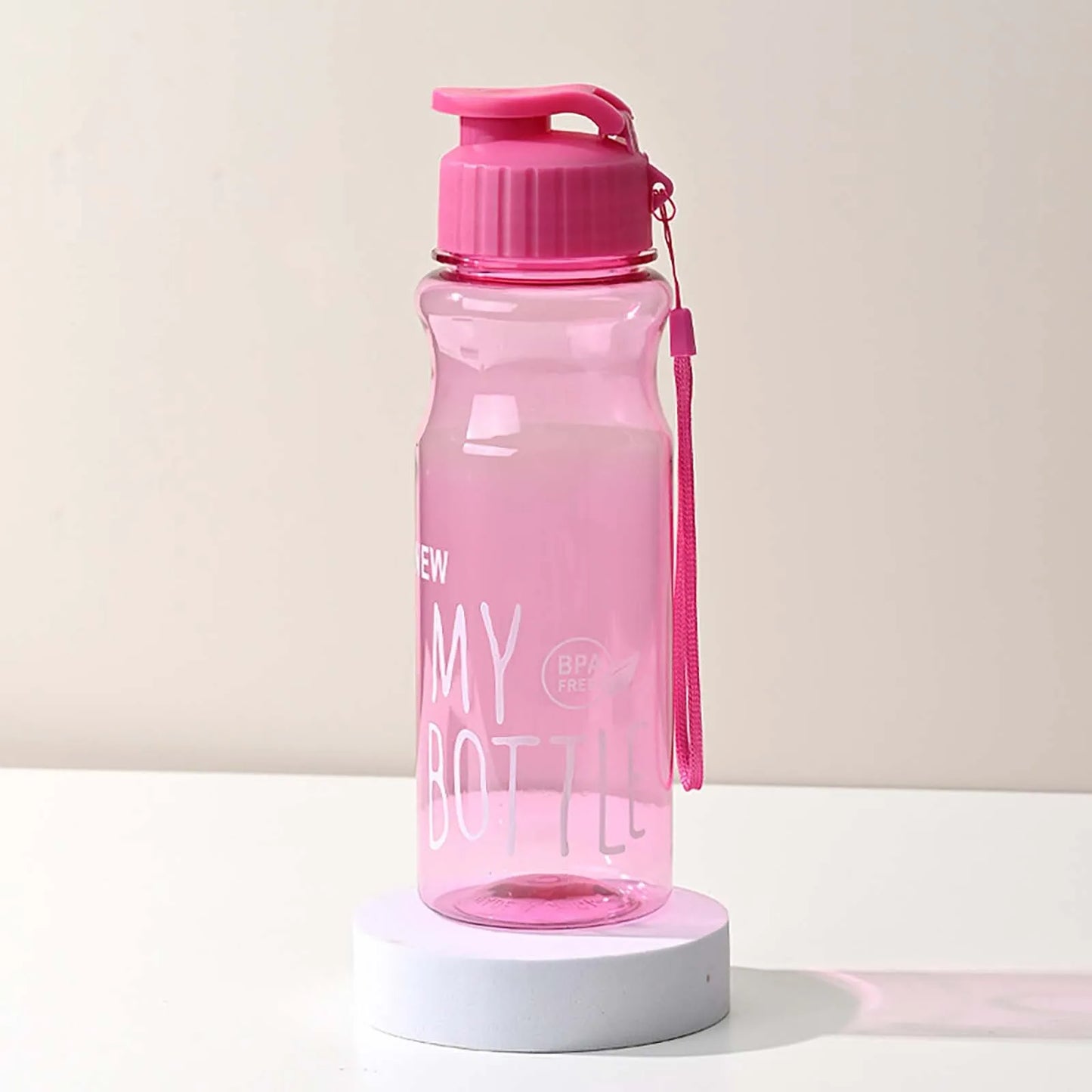 650ml Large-Capacity Transparent Sports Water Bottle – Leak-Proof, BPA-Free, Outdoor & Everyday Use. Perfect for kids water bottle to school.