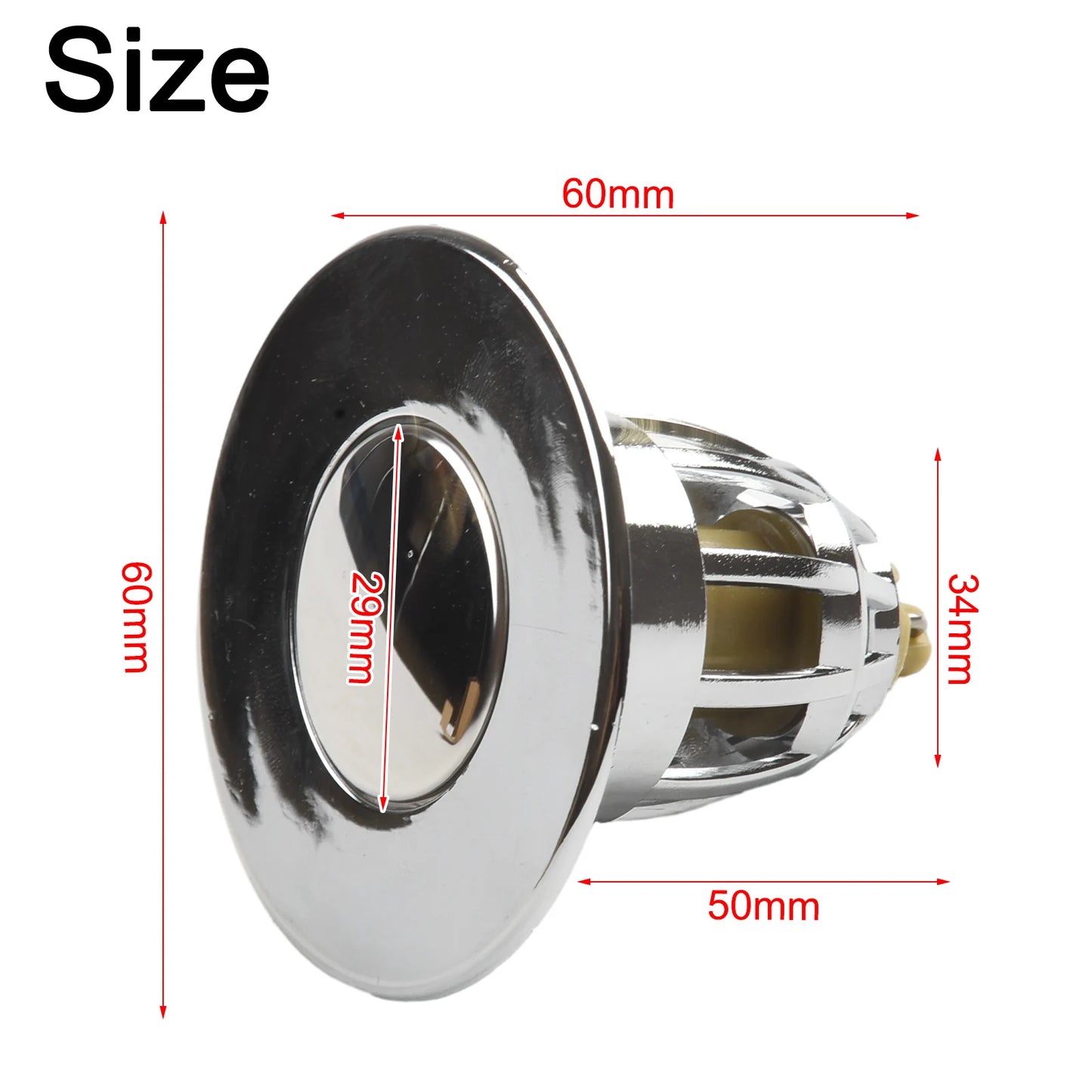 Pop-Up Drain Stopper & Hair Catcher – For Bathroom & Sink